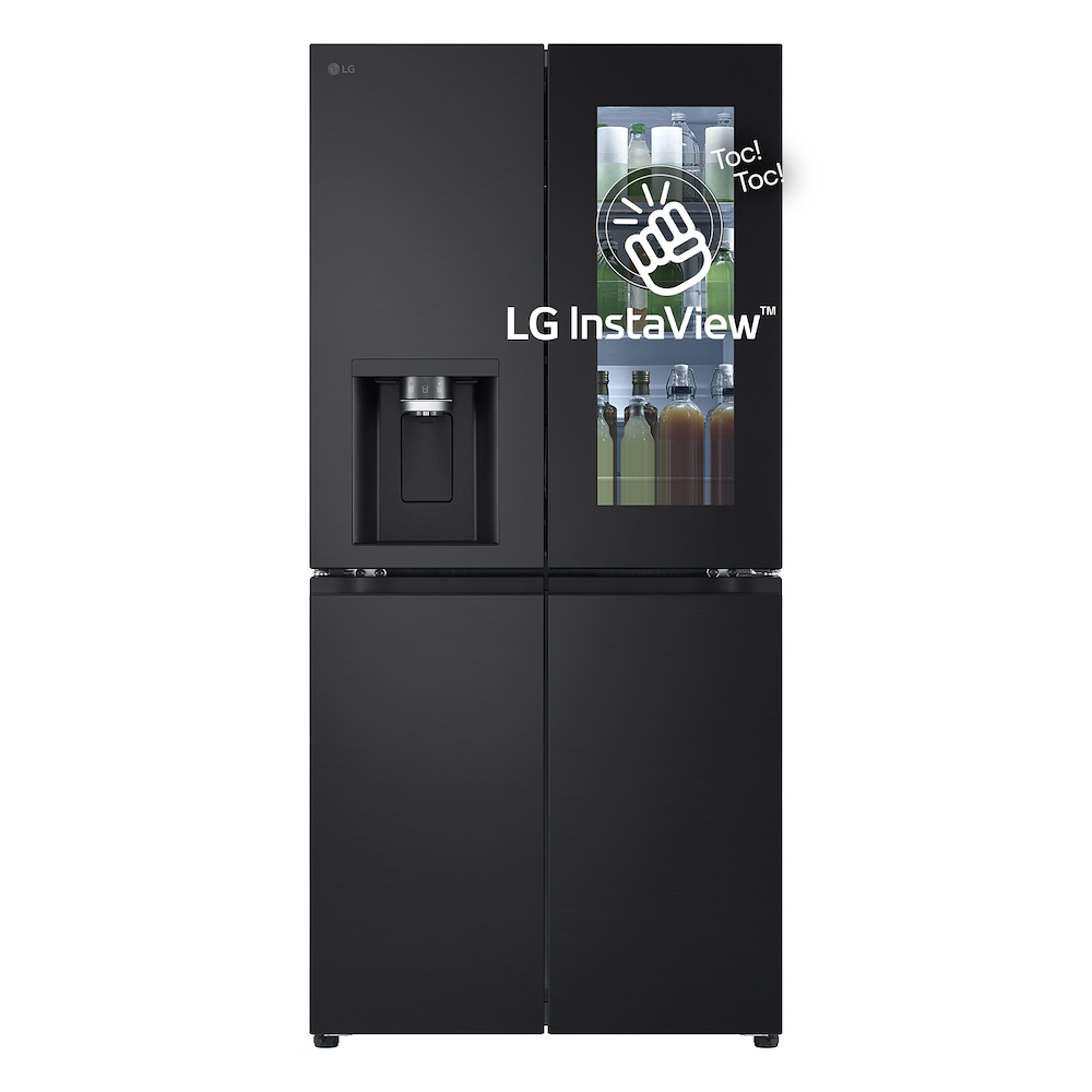LG GMG860EPBE - InstaView Side-by-Side Kühlschrank GMG860EPBE Schwarz