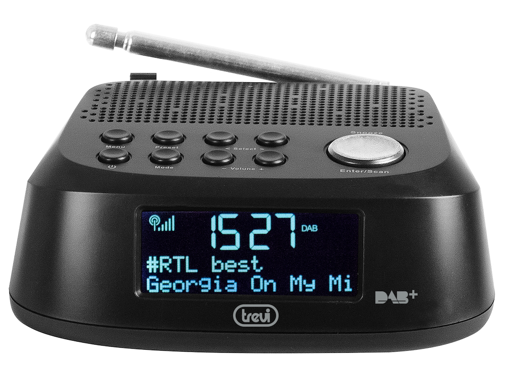 TREVI 0RC80D400 - Digitale Trevi RC 80D4 DAB Uhr