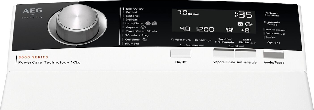 AEG XTR8BGC37A - Waschmaschine 7kg Invert Vapore