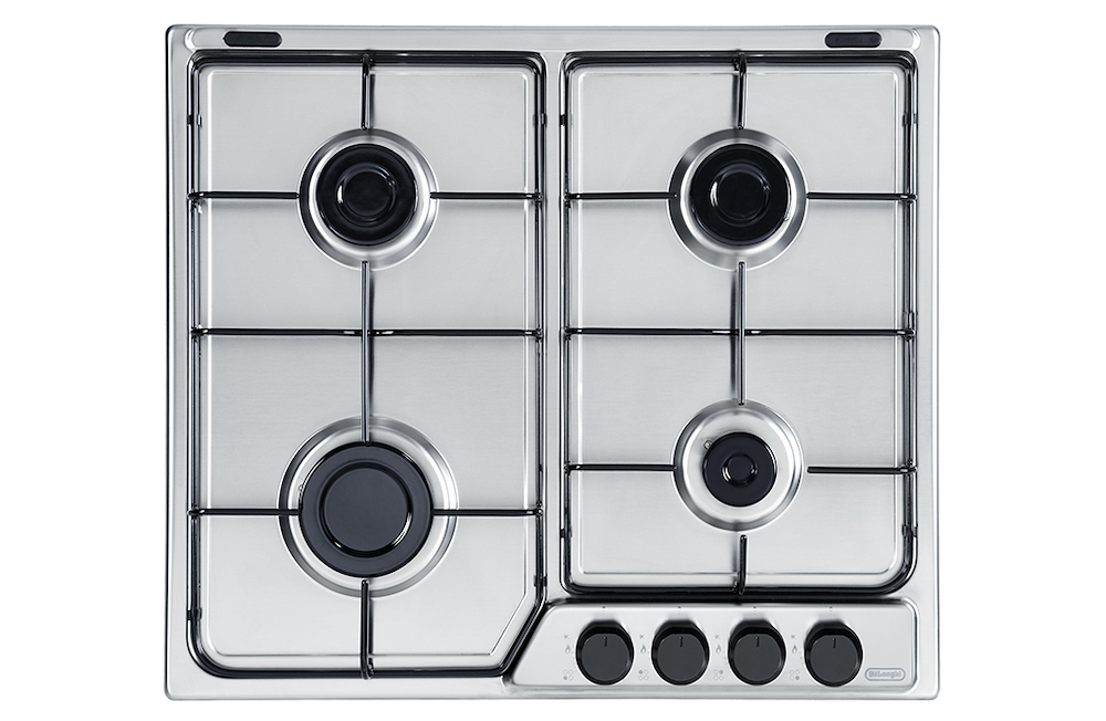 DE LONGHI FFA46ASV - Gasherd 60 cm 4 Kochstellen Inox