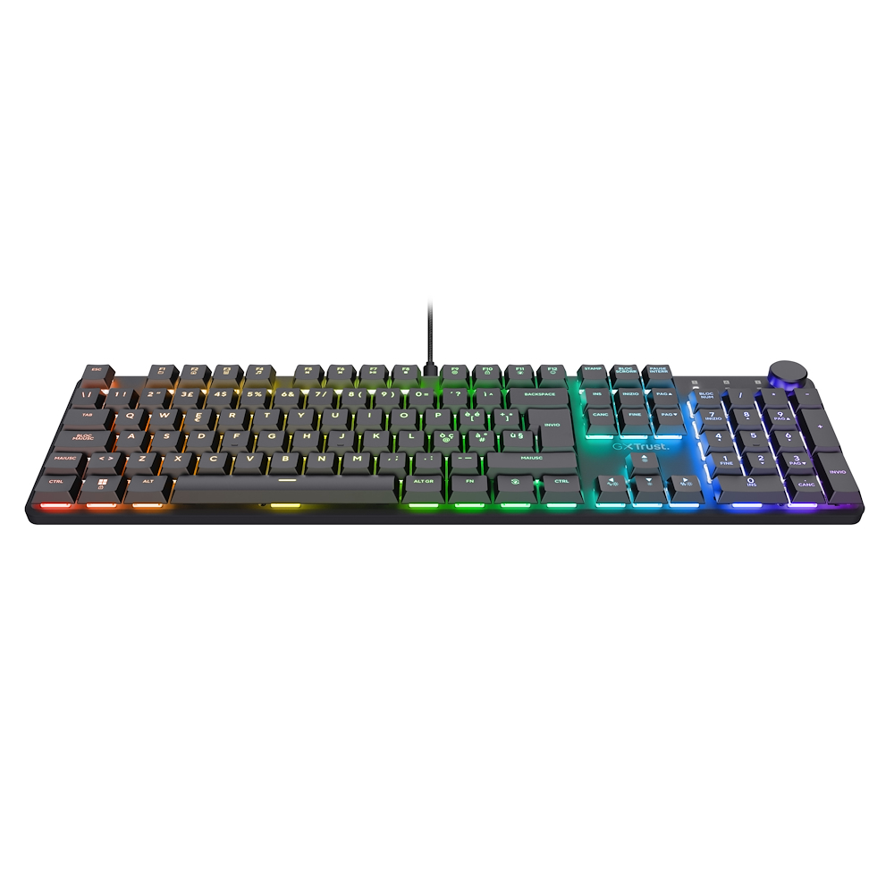 TRUST 24912 - Trust GXT 866 Torix Mechanische Gaming-Tastatur