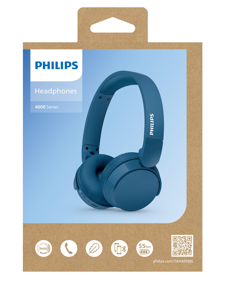 PHILIPS TAH4209BL - Bluetooth Over-ear Kopfhörer mit Bass