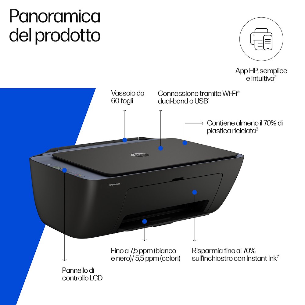 HP A24HWB - Multifunktionsdrucker DeskJet 2921