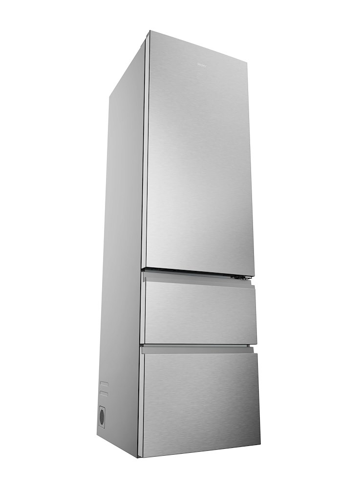 HAIER HTR3620CNMG - Kombi Kühlschrank Silber 414L