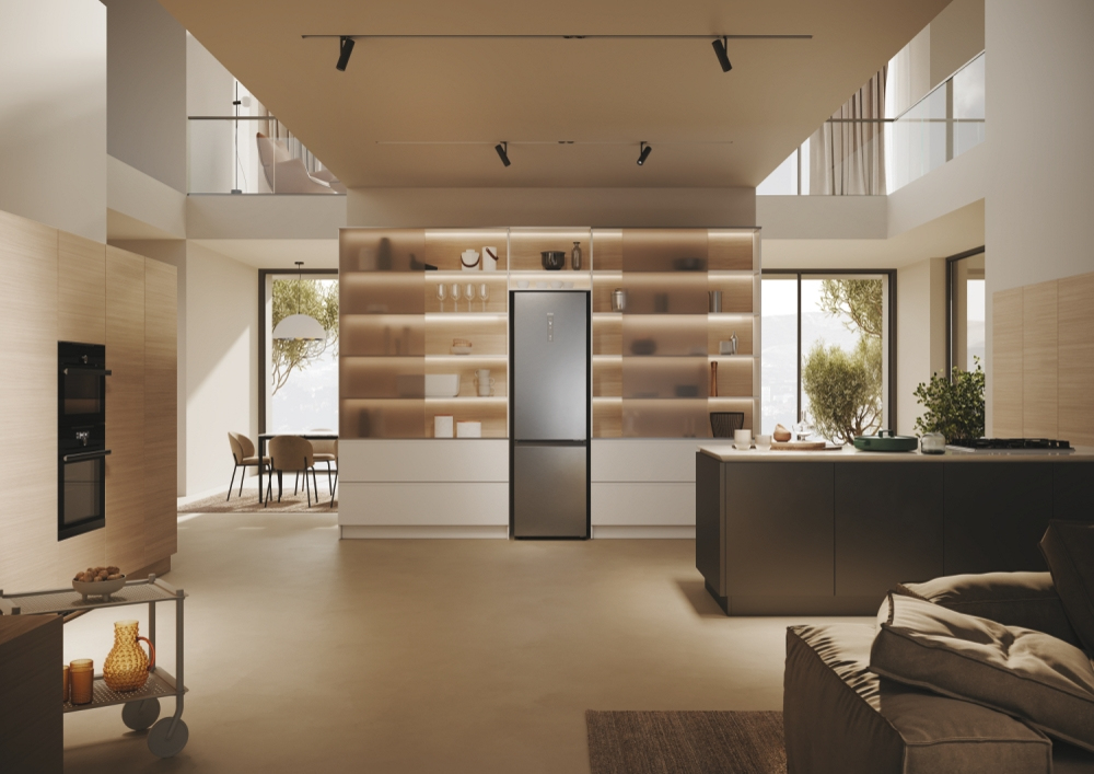 HAIER HDPW5620ANPK - Combi Kühlschrank 409 Lt Edelstahl