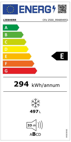 LIEBHERR CFE2500 - Liebherr CFe 2500 Pure – Geräumige Gefriertruhe mit SmartFrost-Technologie