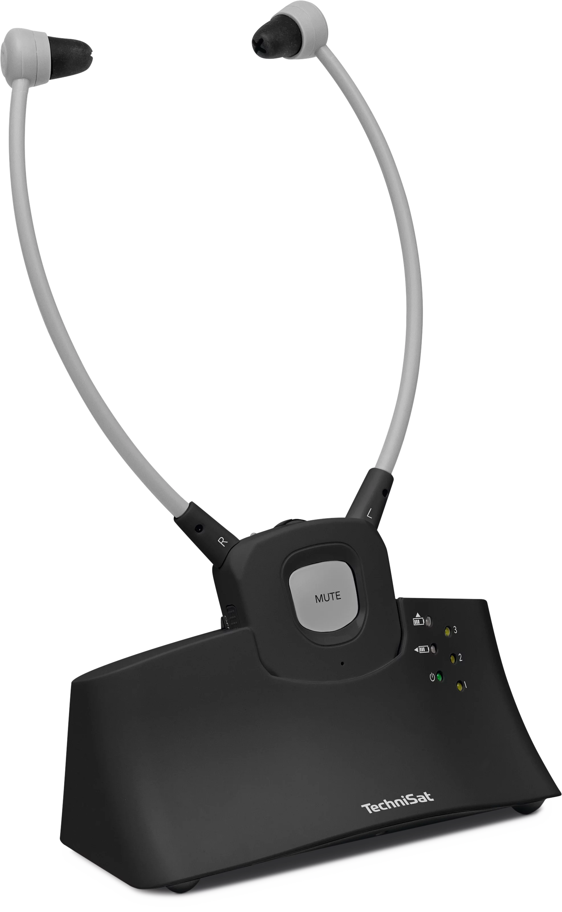 TechniSat 0001/9130 - Kabelloser Stereo-Funkkopfhörer für Fernseher