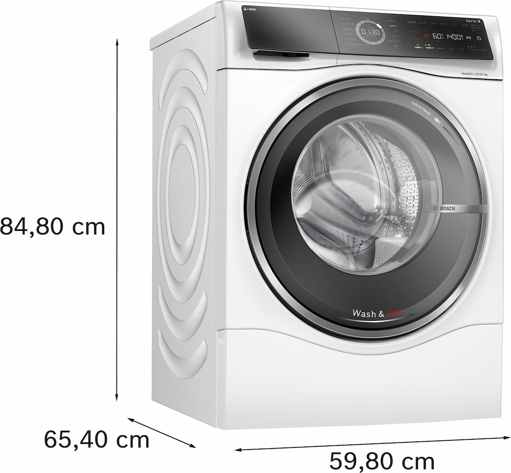 BOSCH WNC254A0IT - Bosch WNC254A0IT 10.5/6 kg Waschmaschine