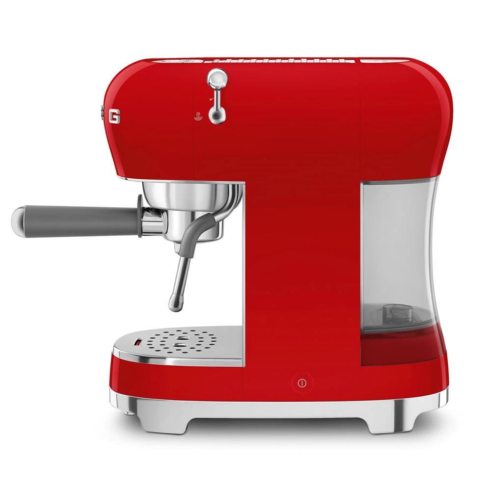 SMEG ECF02RDEU - Espressomaschine ECF02RDEU 50's Style Rot