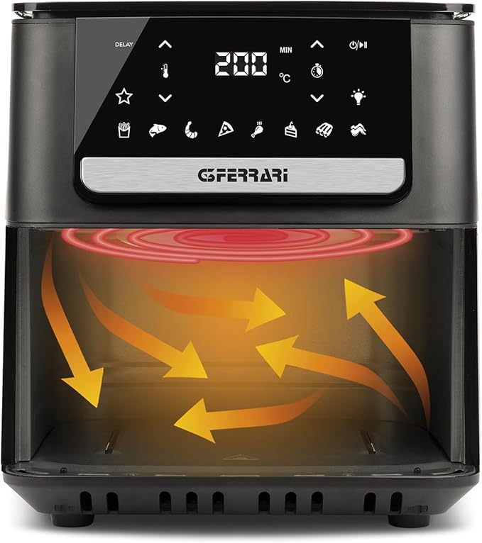 G3 FERRARI G1020700 - Heißluftfritteuse 6,5 Liter Schwarz