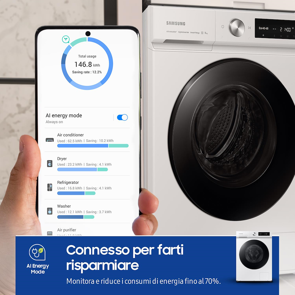 SAMSUNG WW90DB7U34GWU3 - Waschmaschine AI 9kg