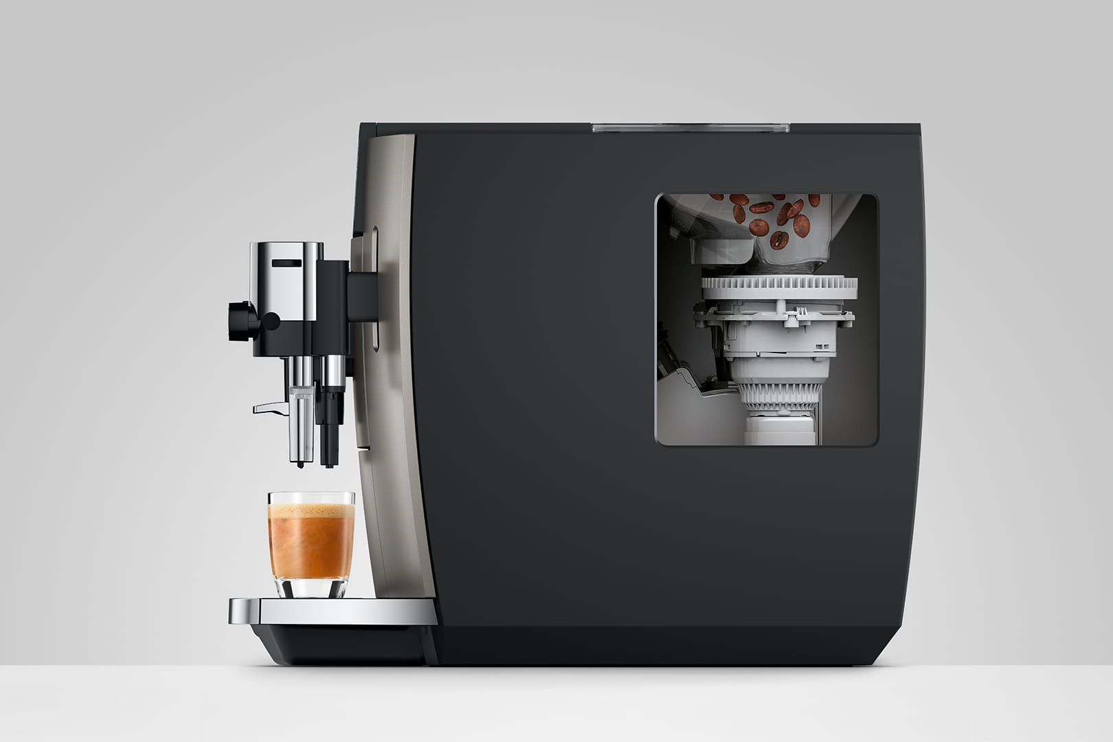 JURA E8MIDNIGHTSILVER - Kaffeevollautomat Midnight Silver