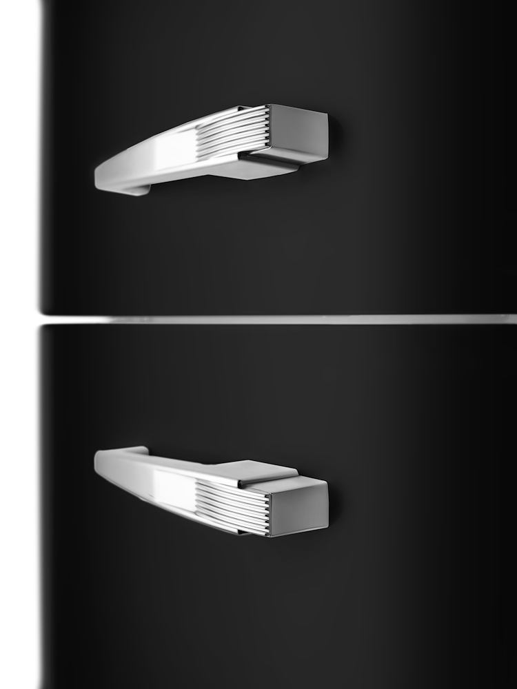 SMEG FAB30LBL6 - Doppeltür Kühlschrank Schwarz