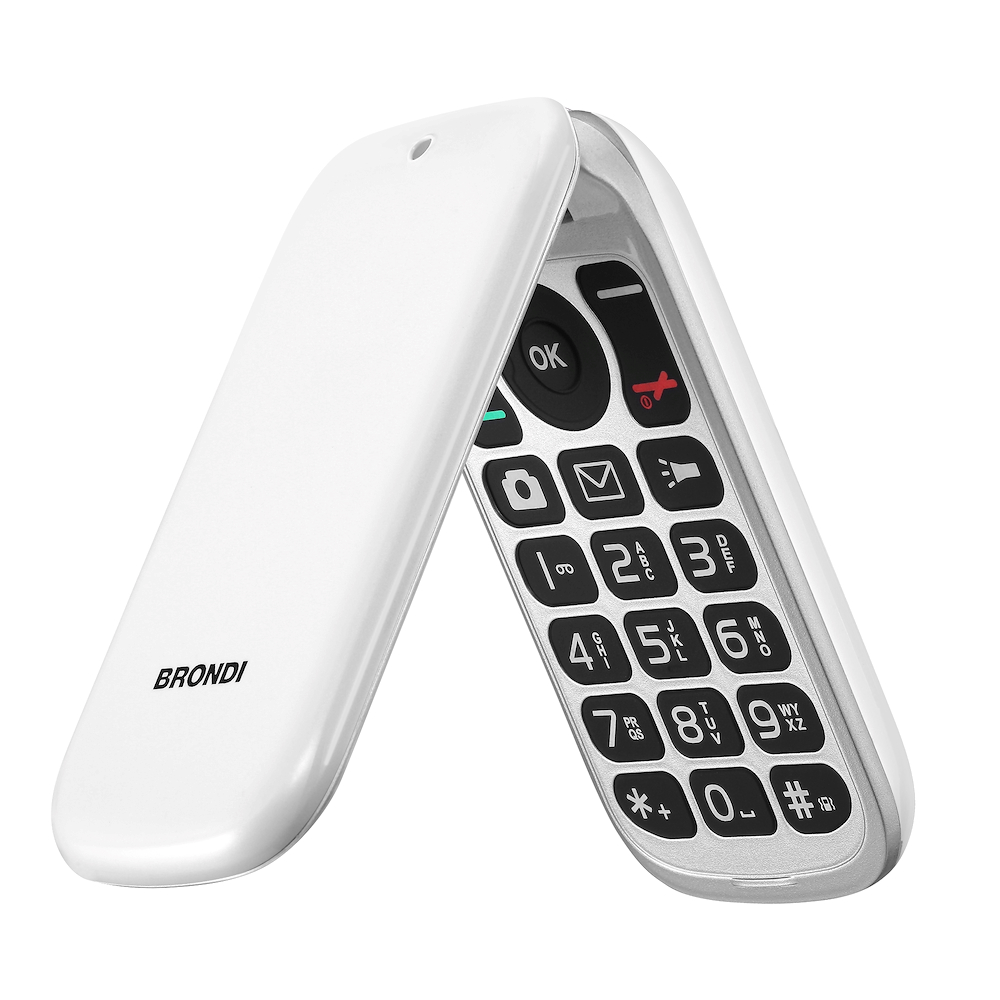 BRONDI STONEPIUBIANCO - Brondi Handy Weiß DUALSIM