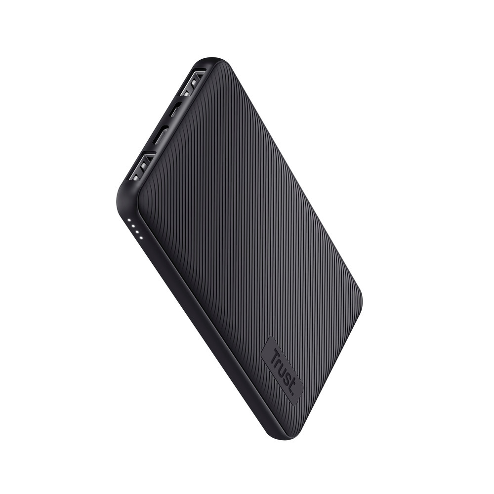 TRUST 24678 - Ultraslim Powerbank 10.000 mAh für mobiles Laden
