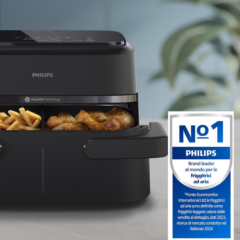 PHILIPS NA150 - Philips Airfryer Dual Basket NA150 7,1L