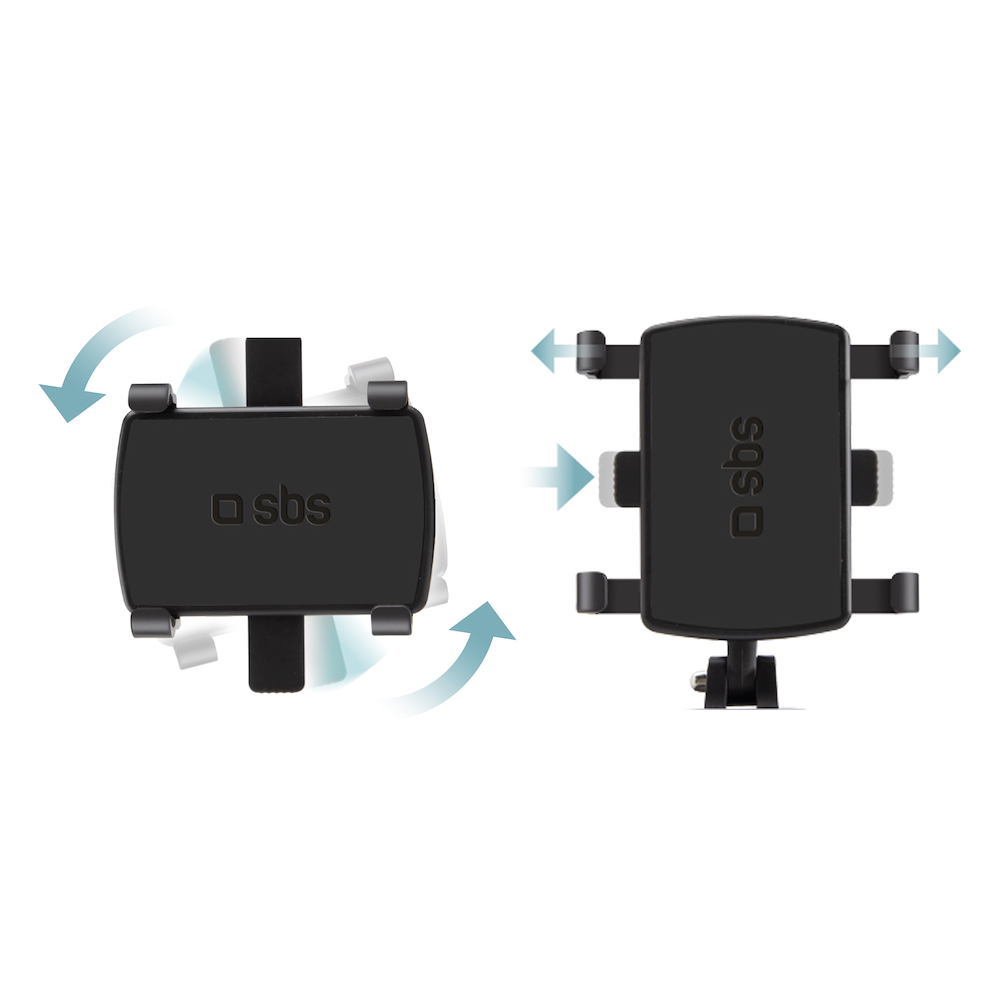 SBS TESUPPWHEELK - Universeller Auto-Phone Halter schwarz