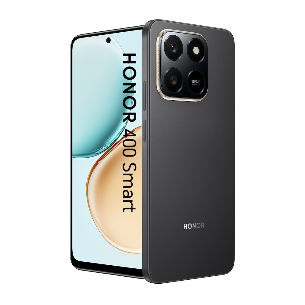 HONOR H400SMARTBLACKPIUCHOICEX7LITE - Smartphone Schwarz mit Hülle