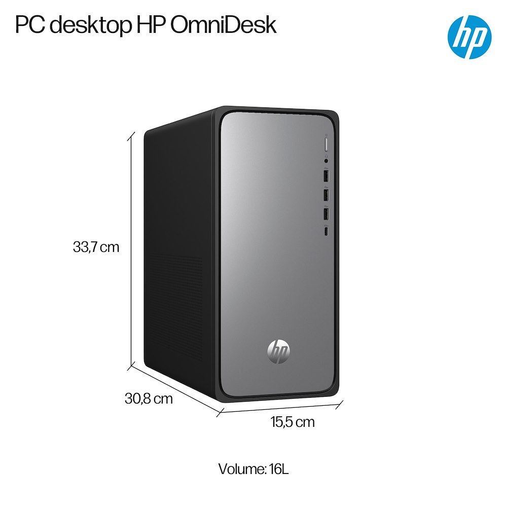 HP M020038NL - Desktop-PC Intel i5 8GB SSD