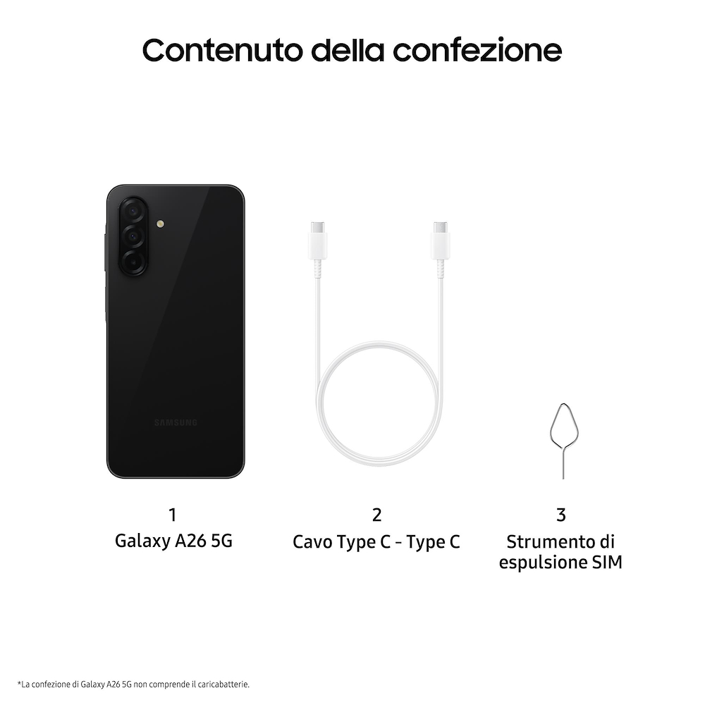 SAMSUNG SMA266BZKCEUE - Samsung Galaxy A26 5G 8+256GB Schwarz