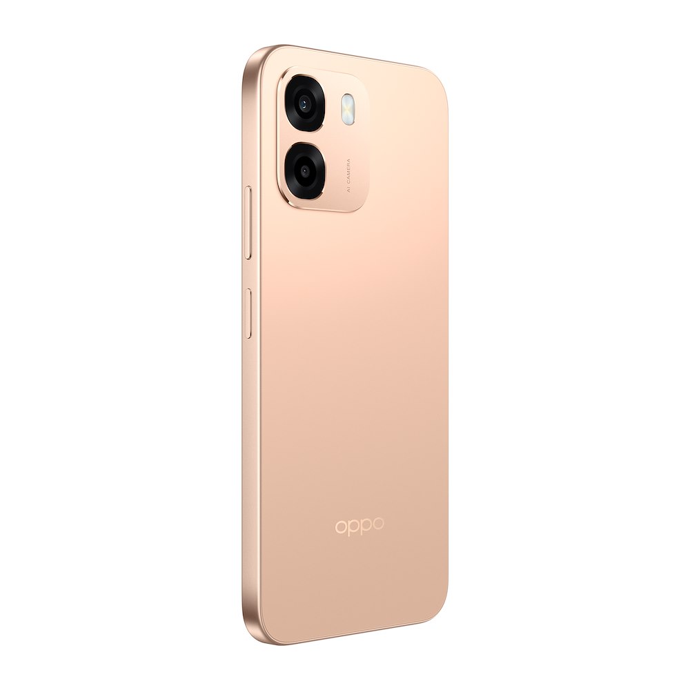 OPPO A65GAURORAGOLD - 5G AI Smartphone mit Doppelkamera 50MP