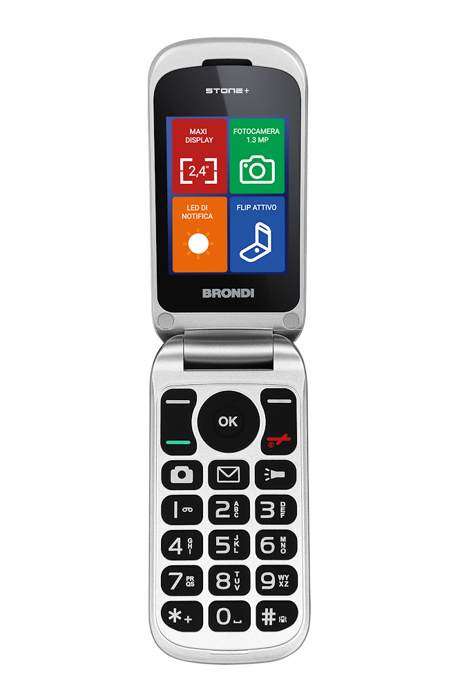 BRONDI STONEPIUBIANCO - Brondi Handy Weiß DUALSIM
