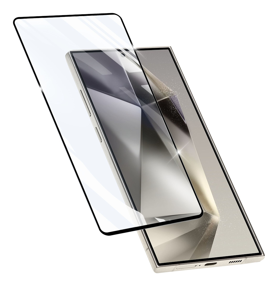 CELLULAR LINE TEMPGCABGALS25UK - Impact Glass Schutzfolie für Galaxy S25 Ultra