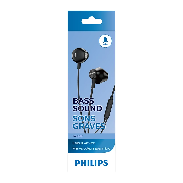 PHILIPS TAUE101BK - Philips TAUE101BK In-Ear-Kopfhörer mit Mikrofon