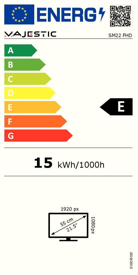 MAJESTIC SM22FHDV1 - LED Fernseher 22” FHD Smart