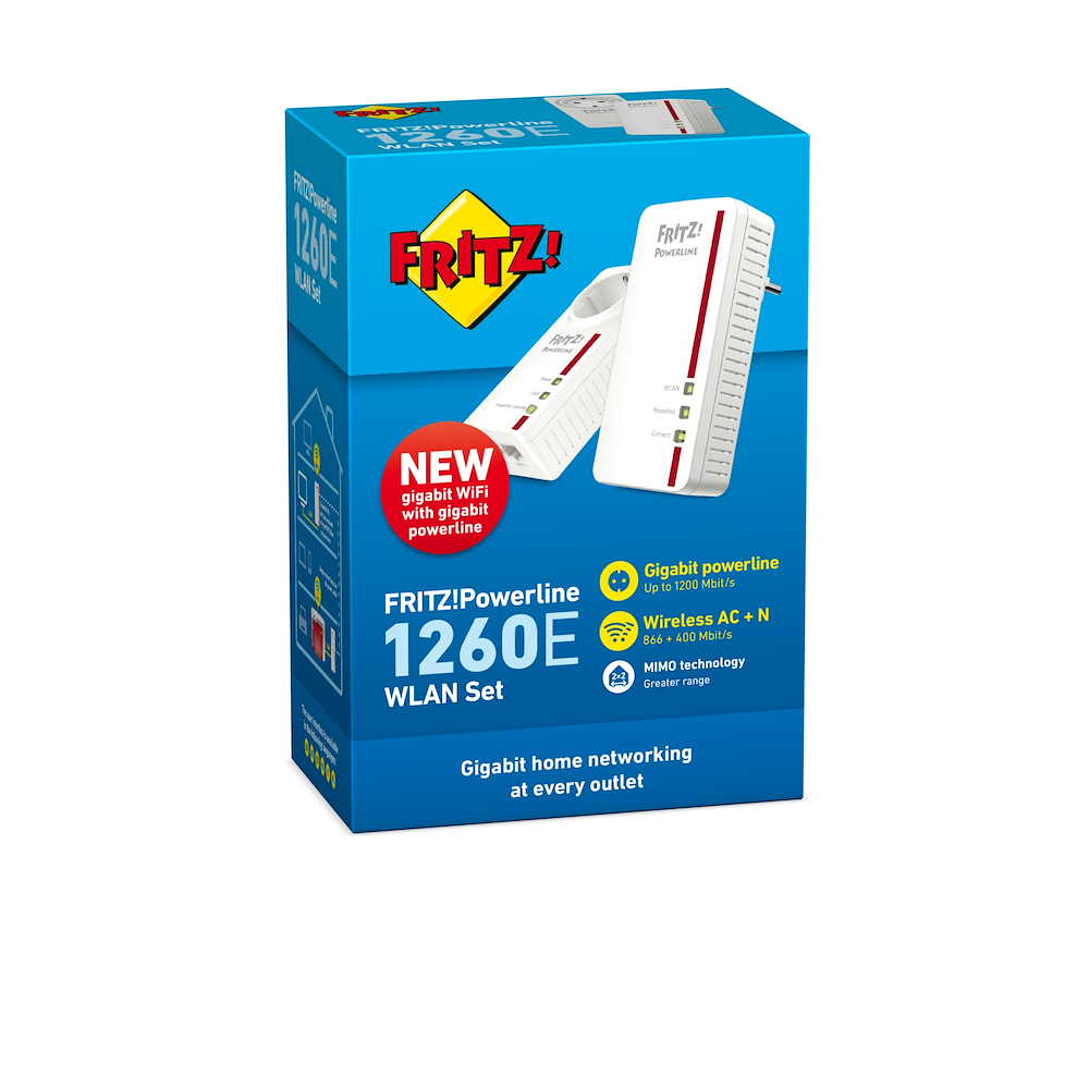 FRITZ! 20002819 - Powerline WLAN Set 1260E