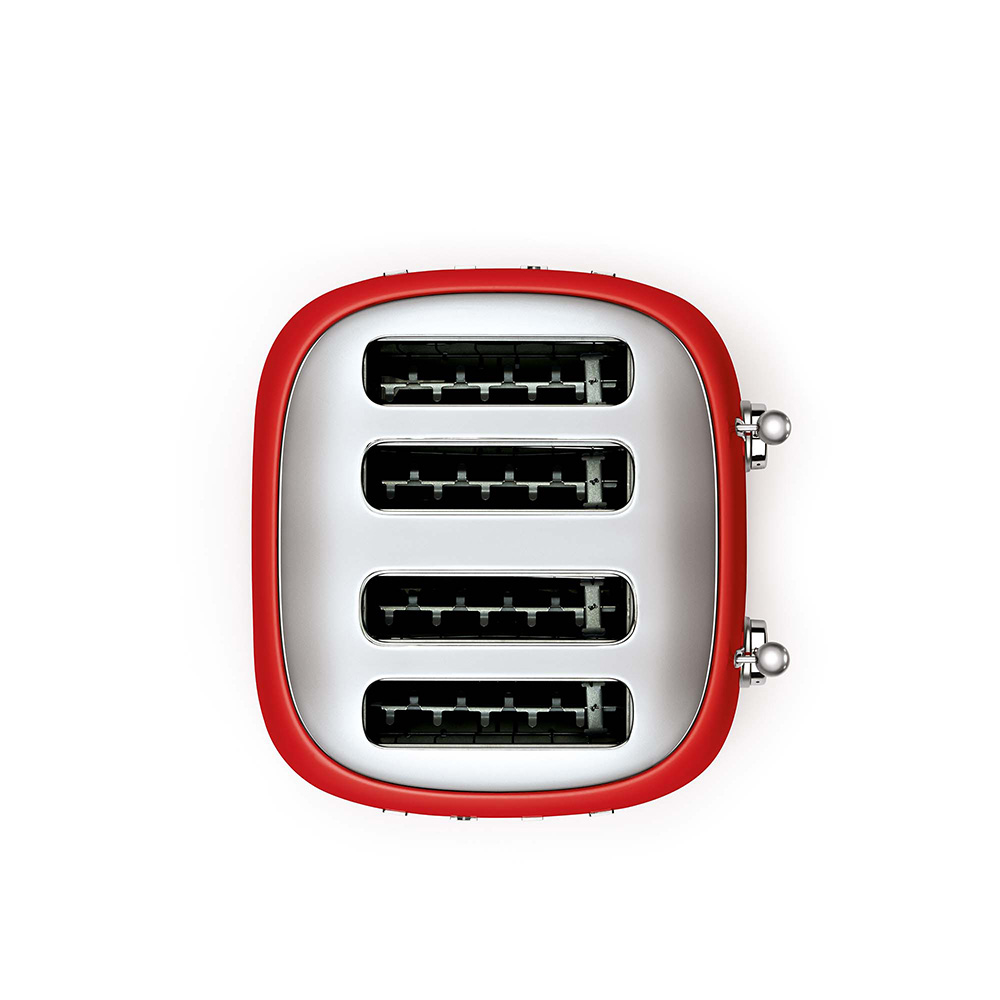 SMEG TSF03RDEU - 50's Style Toaster Rot Glänzend