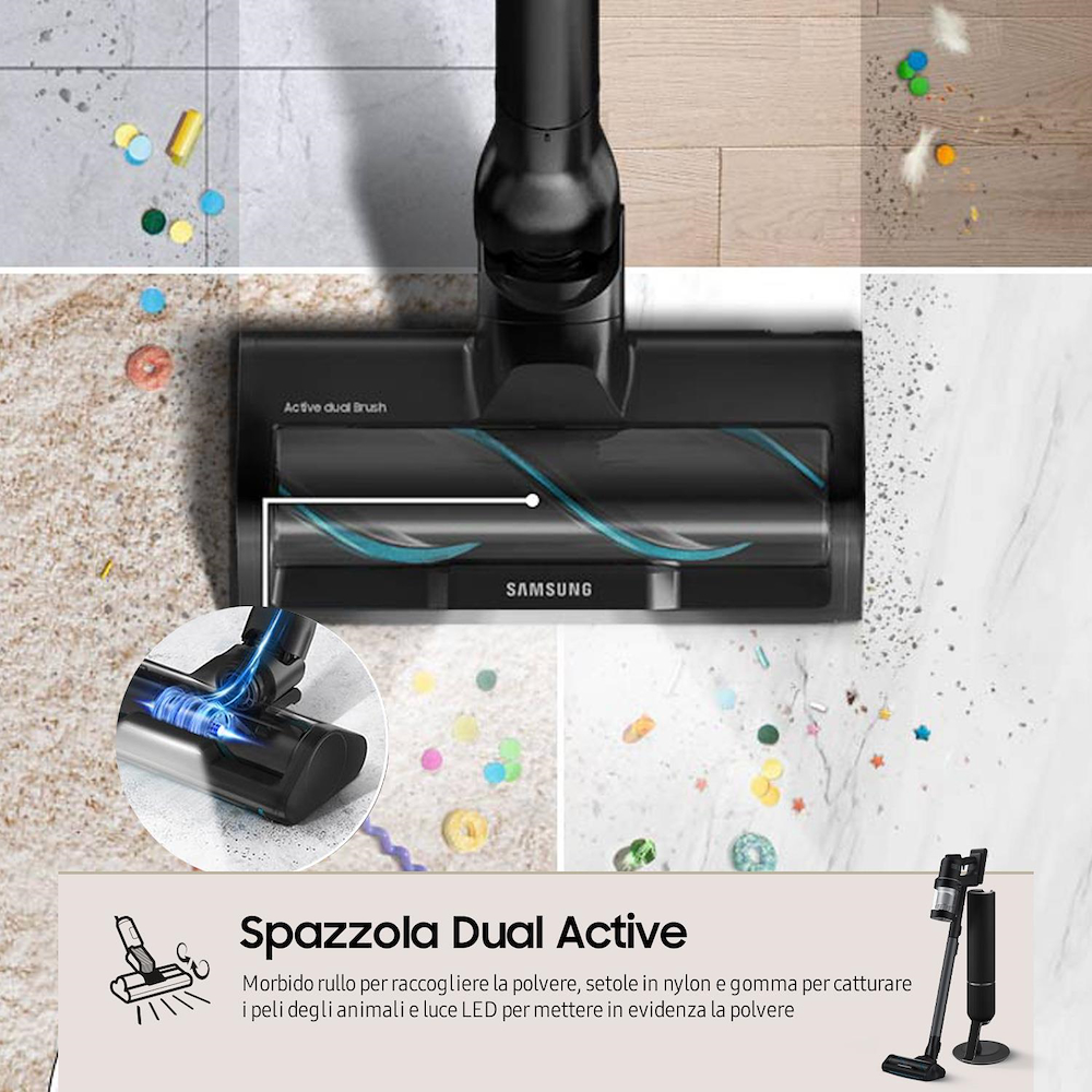 SAMSUNG VS28C9784QK - Samsung BESPOKE Jet AI Akku-Staubsauger VS28C9784QK