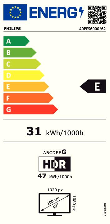 PHILIPS 40PFS6000 - LED TV 40" FHD