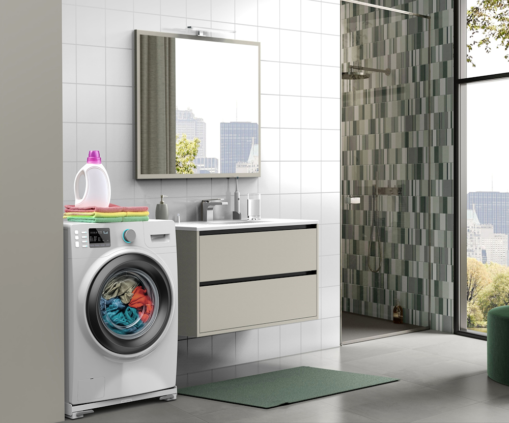 MELICONI 656149 - Meliconi Base Move Slim für Waschmaschinen