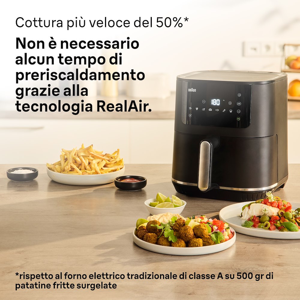 BRAUN HF5034 - Friteuse à air multifry 1700W