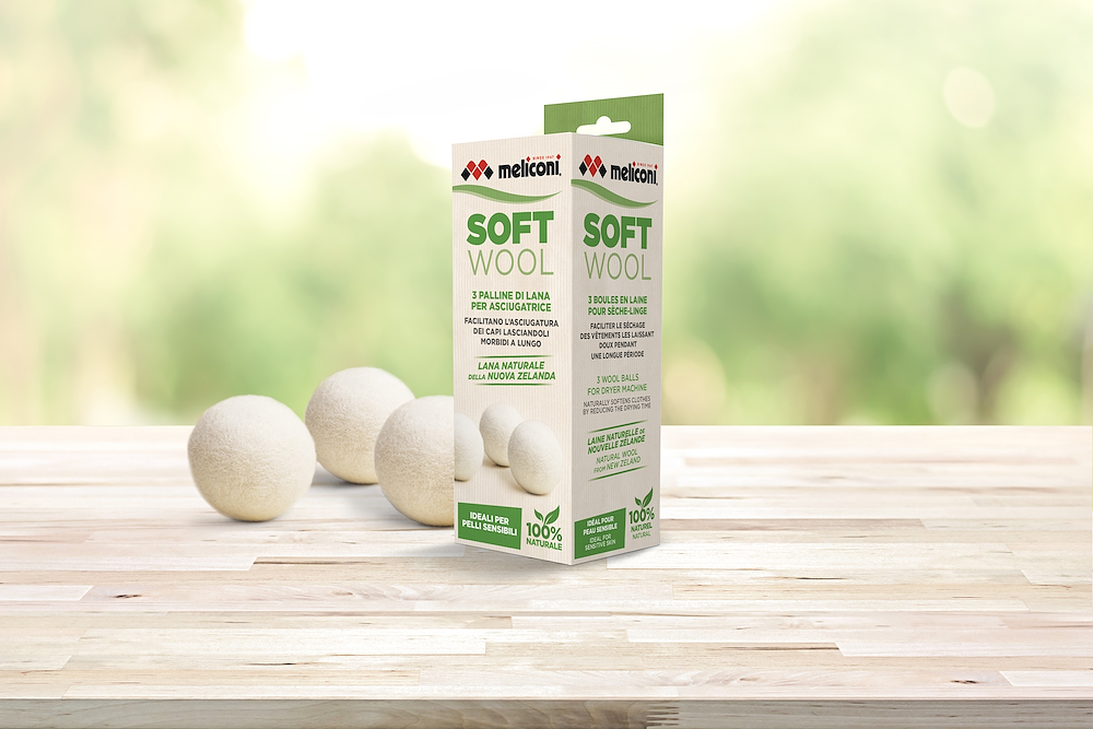 MELICONI 621026 - 3er Set Naturwollkugeln