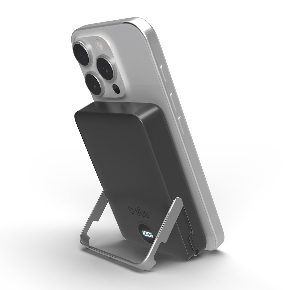SBS TEBB10000MAGSTAND - Powerbank 10000mAh mit Ständer