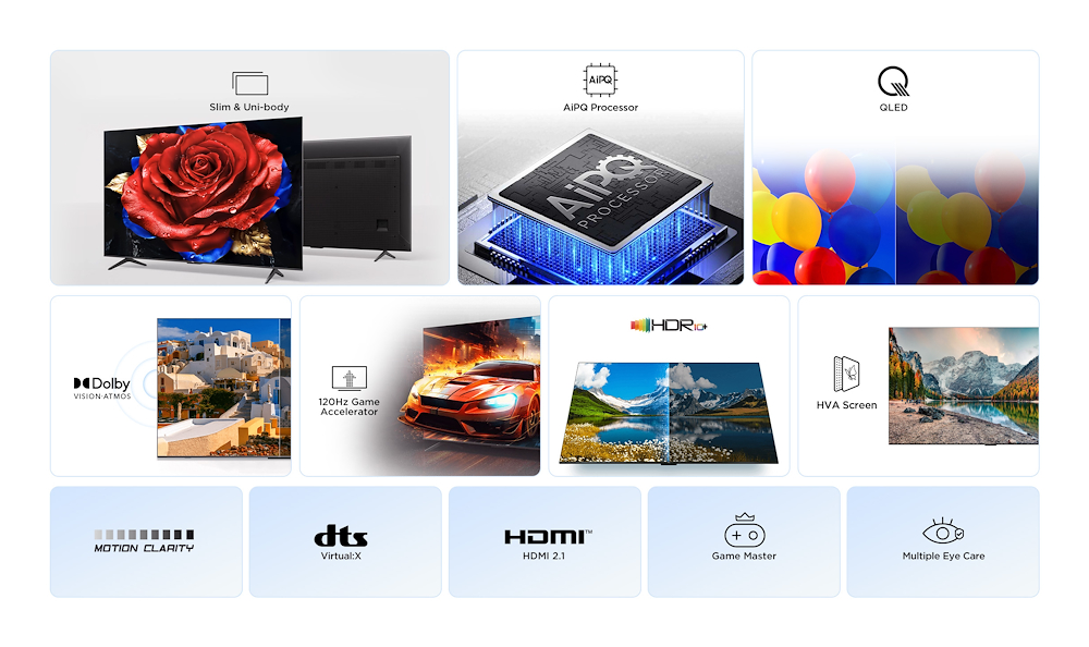 TCL 50P79K - P79K QLED Smart TV 50 Zoll