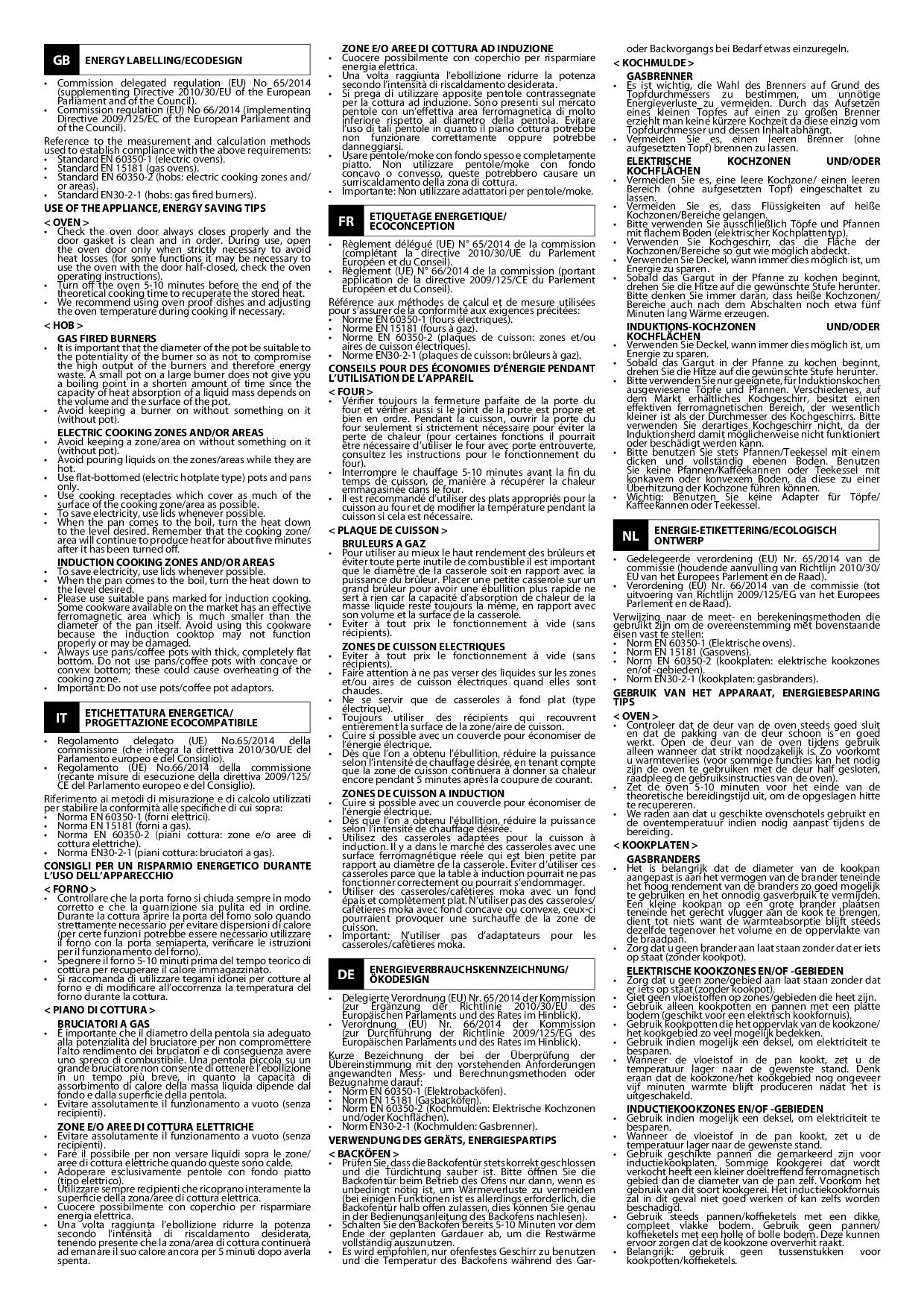 DE LONGHI PEMA64LSG - 60cm Gasherd mit 4 Brennern