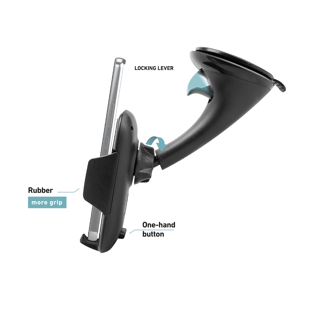 SBS TE0UCH1AW - Universeller Auto-Halter für Smartphones