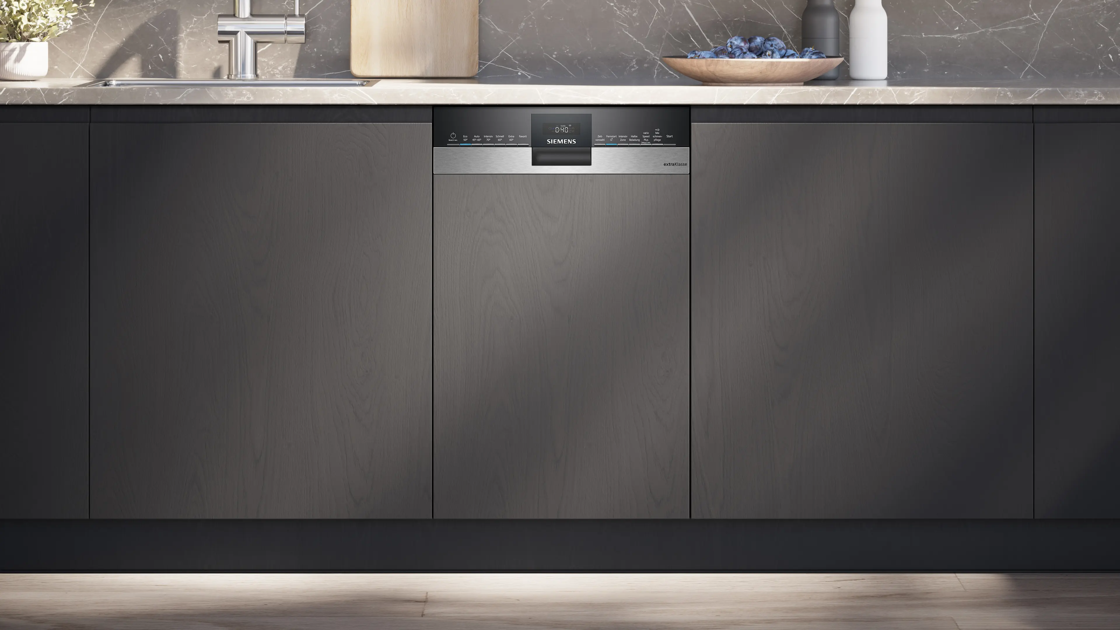 Siemens SR53ES02LD - iQ300 teilintegrierter Geschirrspüler 45 cm