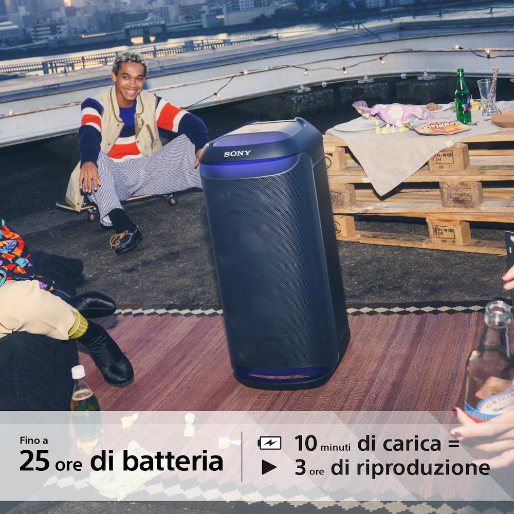 SONY SRSXV800B - Sony SRS-XV800 Kabelloser Party-Lautsprecher