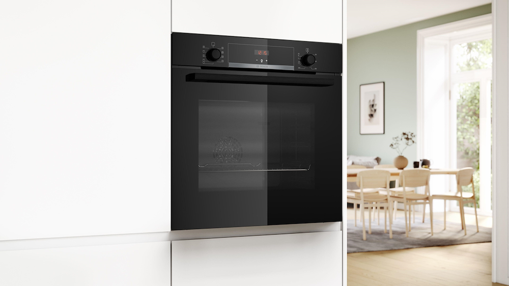 BOSCH HBA534BB3 - Bosch HBA534BB3 Einbaubackofen Serie 4 Schwarz