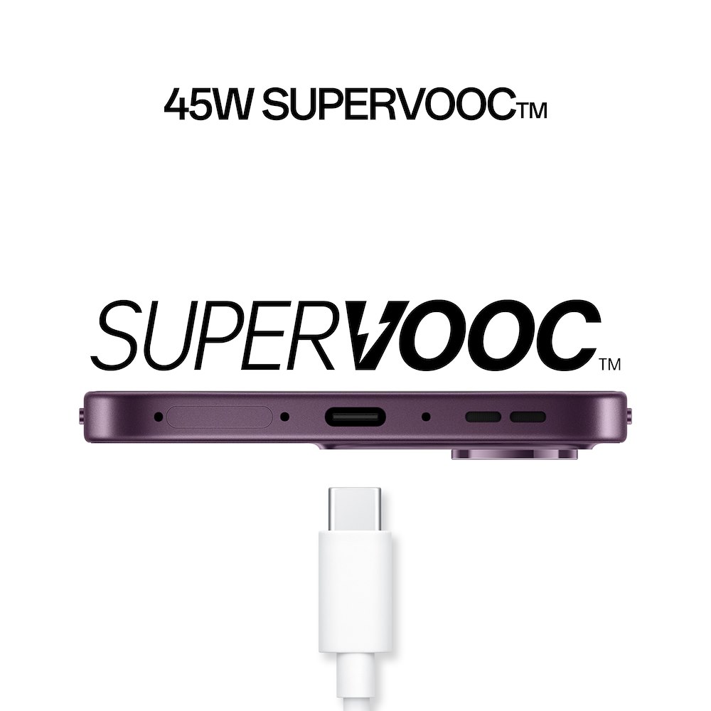 OPPO RENO16F5GPURPLEBLACK - Smartphone 5G mit Triple-Kamera