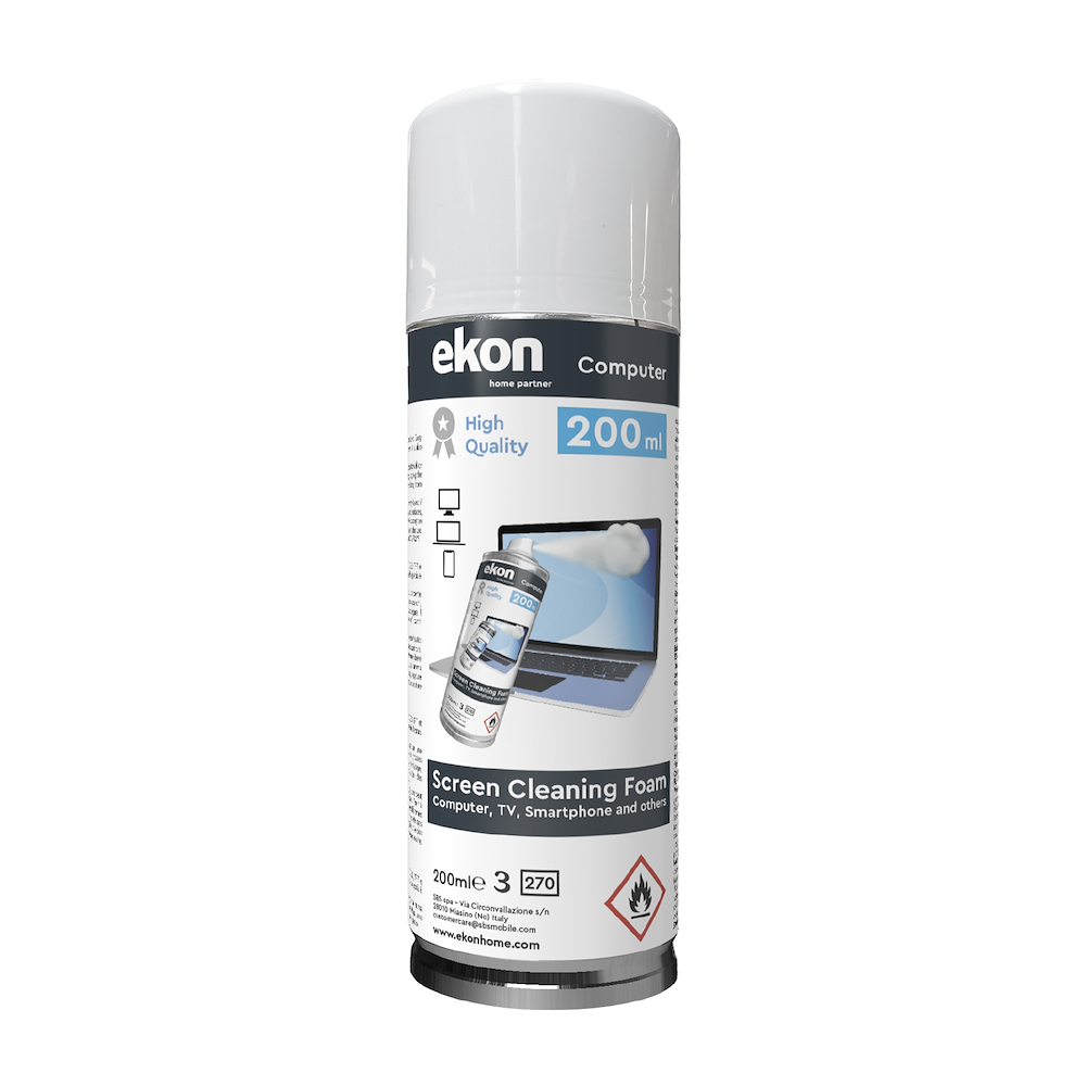 EKON ECSPRAYFOAM200ML - Schauputzmittel für 200ML Bildschirme
