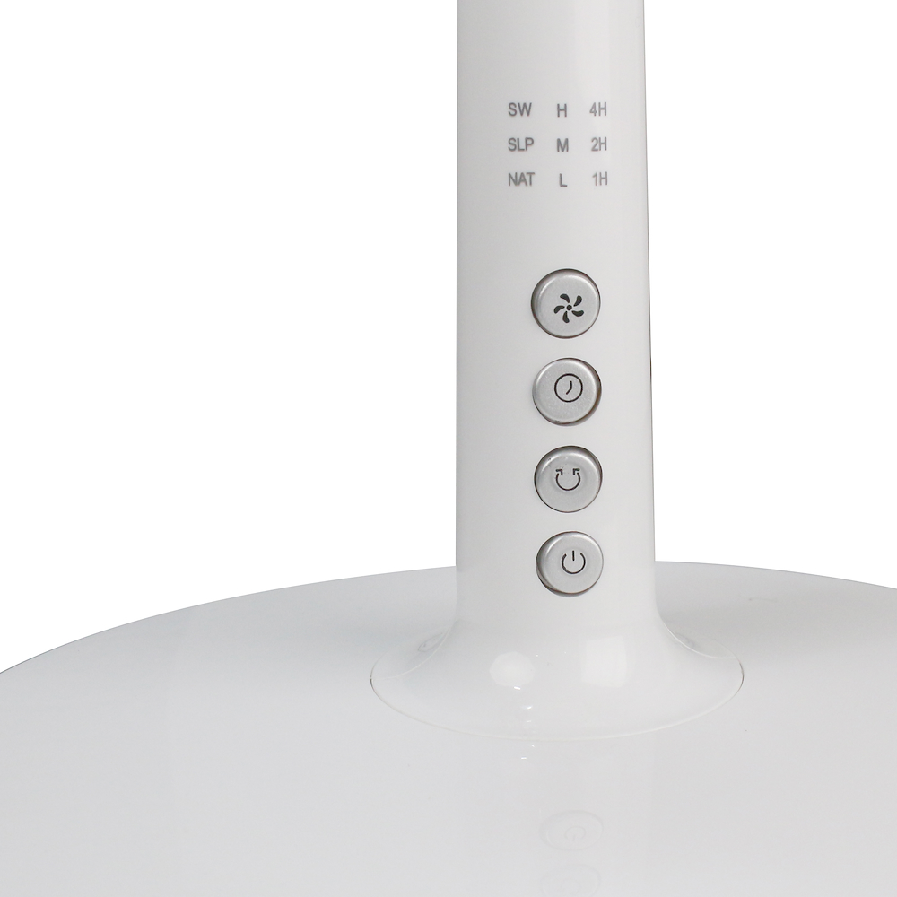 ARGO TABLOEVOWHITE - Tischventilator Weiß mit LED