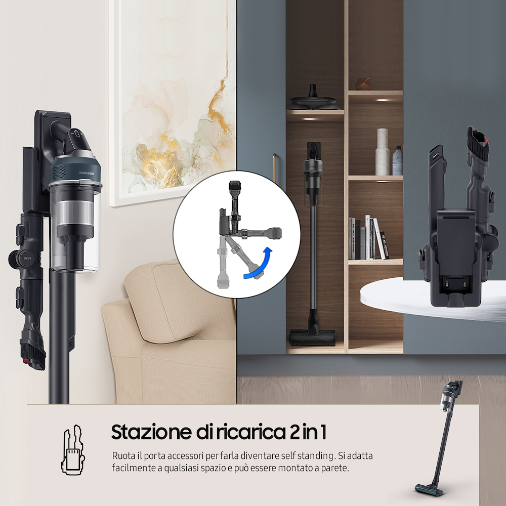 SAMSUNG VS20C852FTB - Samsung Jet 85 Premium Akku-Staubsauger Midnight Blue