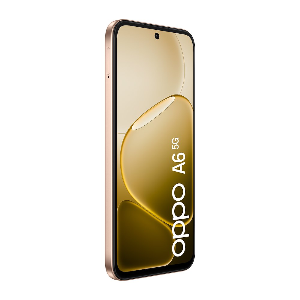 OPPO A65GAURORAGOLD - 5G AI Smartphone mit Doppelkamera 50MP