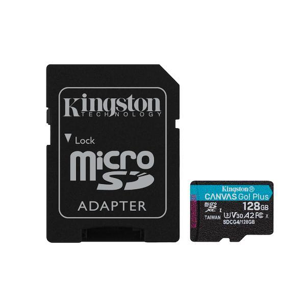KINGSTON SDCG4128GB - MicroSDXC 128GB Canvas Go Plus