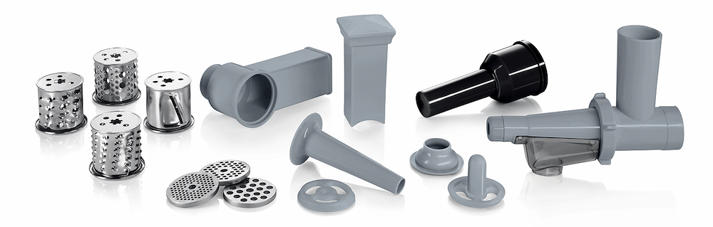 BOSCH MFW68660 - Elektrischer Fleischwolf 800W mit 3 Scheiben